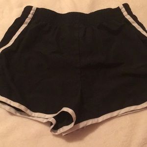 Girls XL champion athletic black and white shorts
